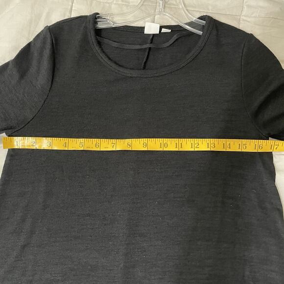 GAP Dress Women Size Small Black Swing Long Sleeve Basic Staple A Line Preppy - Picture 3 of 7